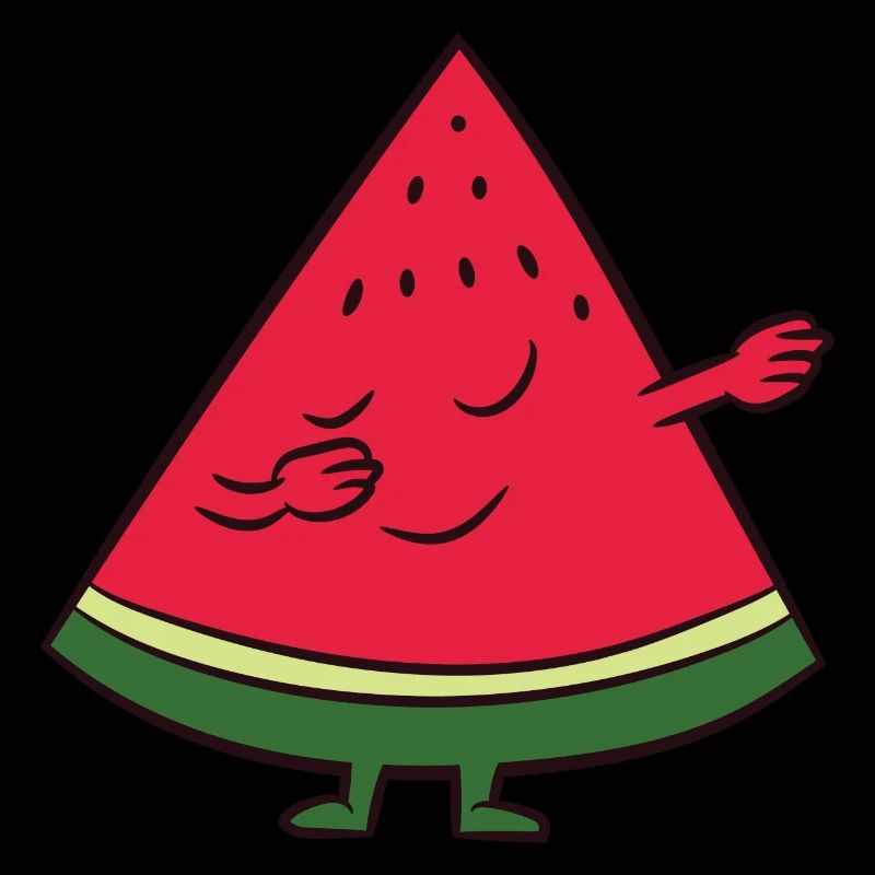 Wassermelone - Dab, dabbing, dabben, tanzen
