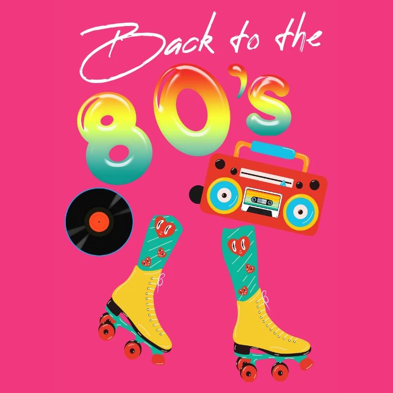 Retro roller skates 80s