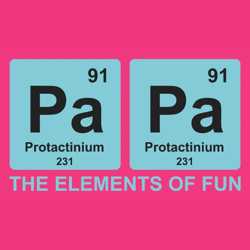 papa elements science cadeau papa drole