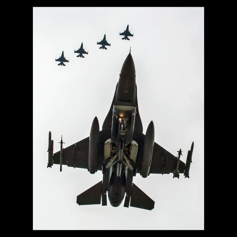 F-16's on approach