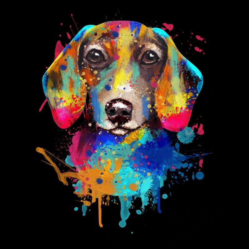 Dackel Dachshund Teckel Illustration