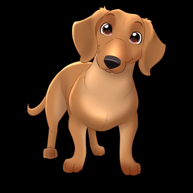 Dackel Hund - lustiger Dackel