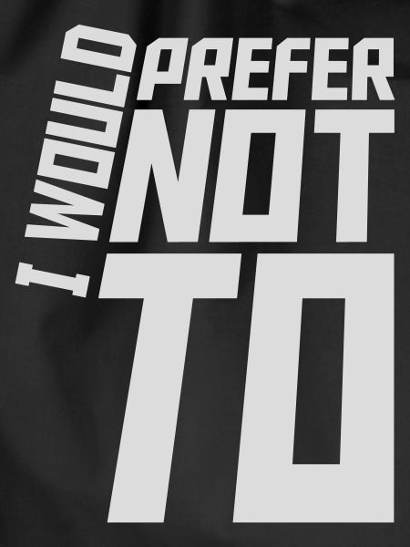 I prefer not to