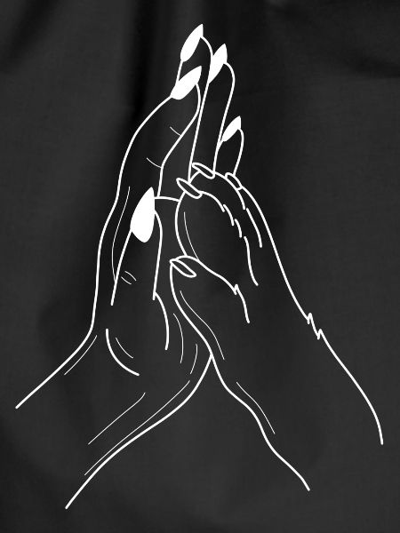 Hand Pfote Highfive