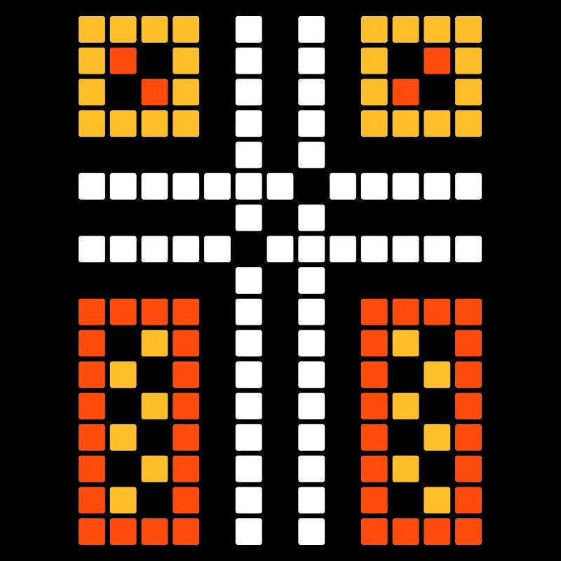 Cross Pattern Graphic - Vector