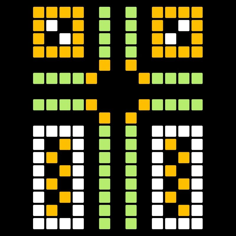 Pattern with Cross / Vector Graphic