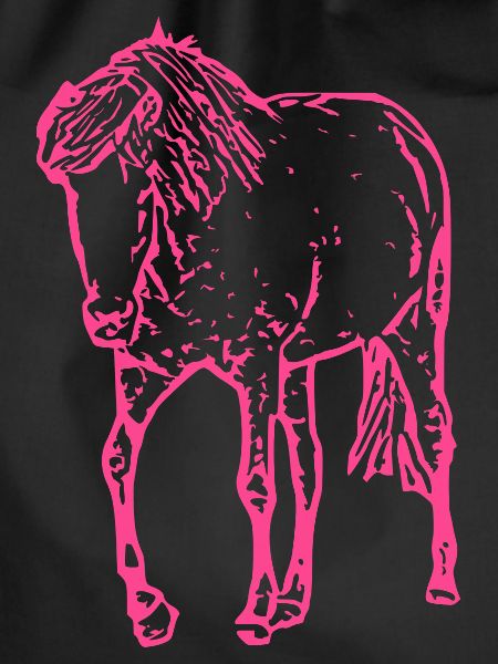 Horse pink pink