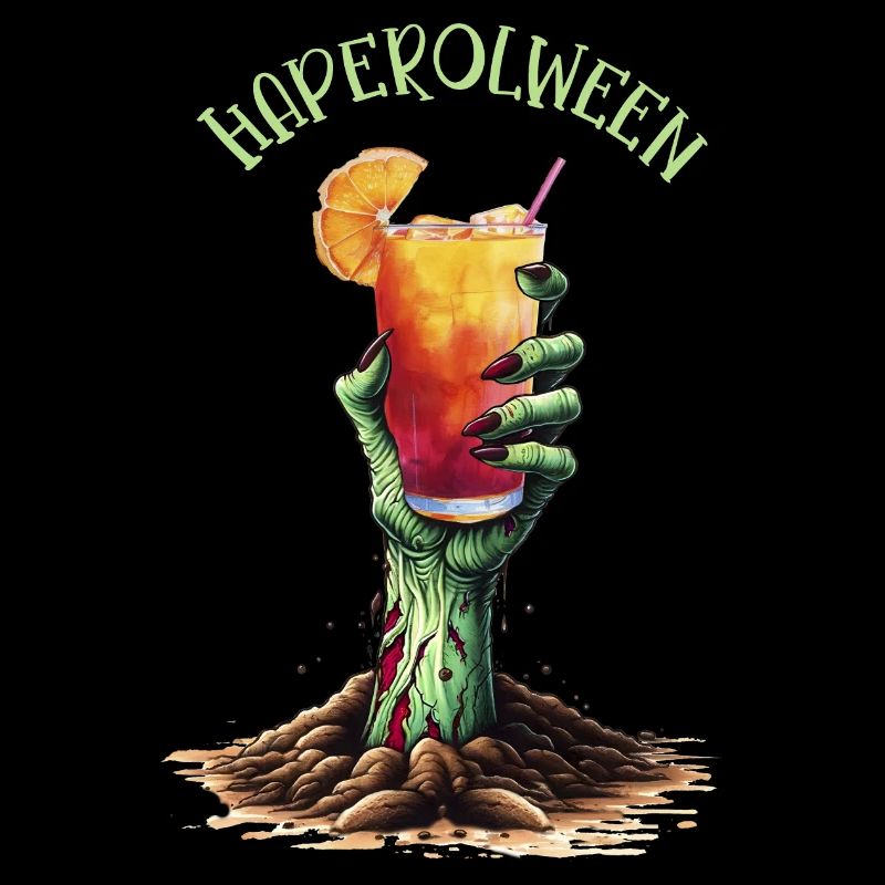 Haperolween Halloween Aperitif Zombiehand Spritz