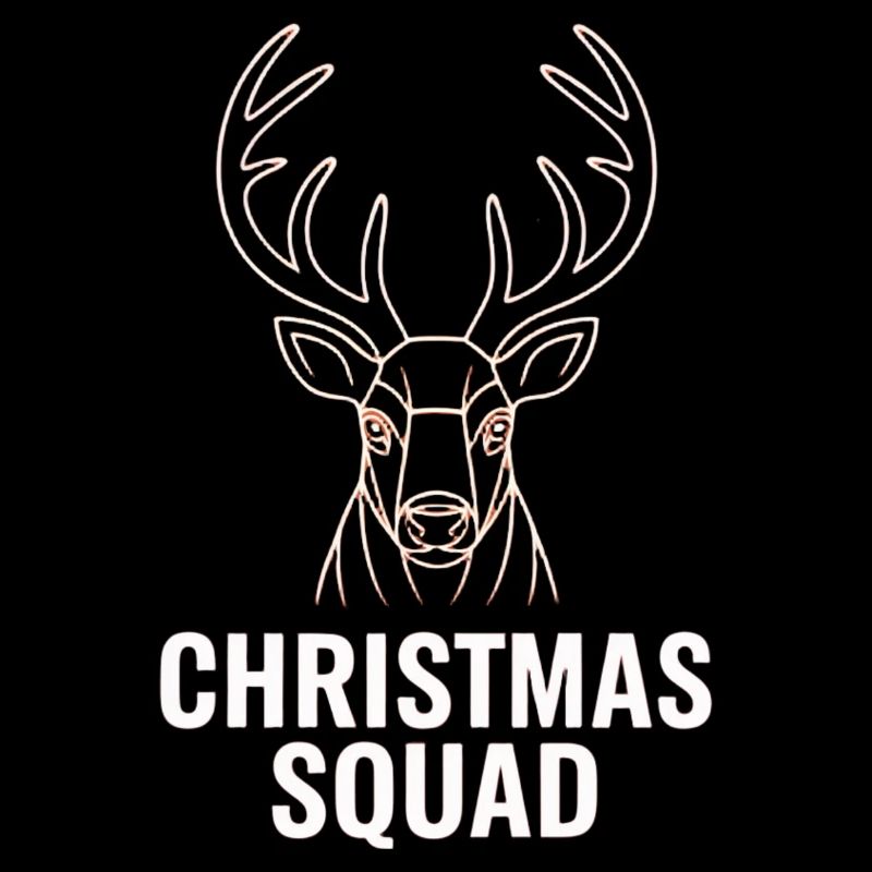 Neon Deer Squad Christmas
