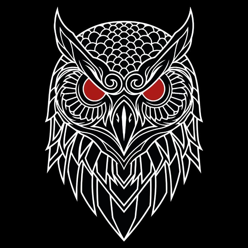 Eagle Owl Red Eye Totem