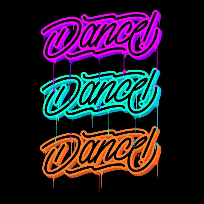 Dancing Dance Dancer Dancer Writing Gift