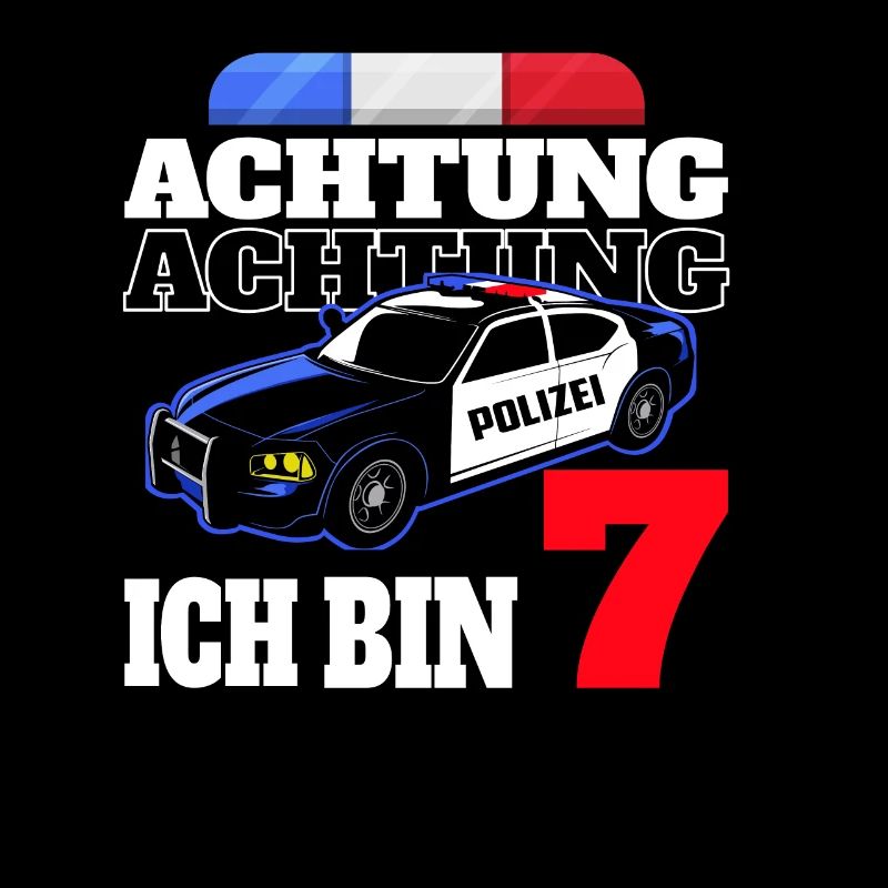 7. Geburtstag Polizei Polizist Junge Sohn Geschenk