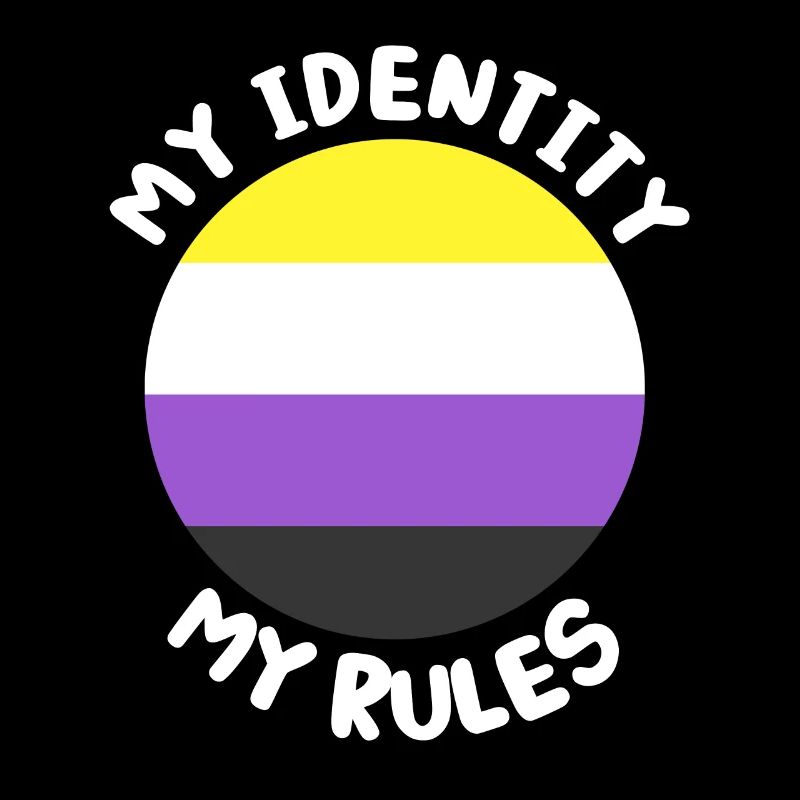 Non-binary non-binary flag LGBTQ gift