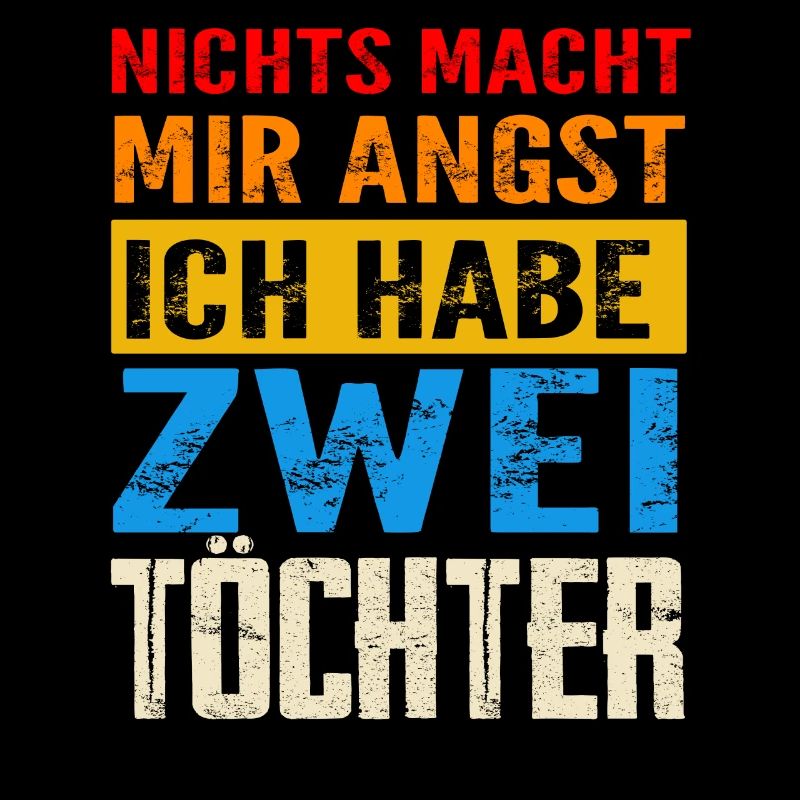 Papa 2 Töchter Vater Geschenk