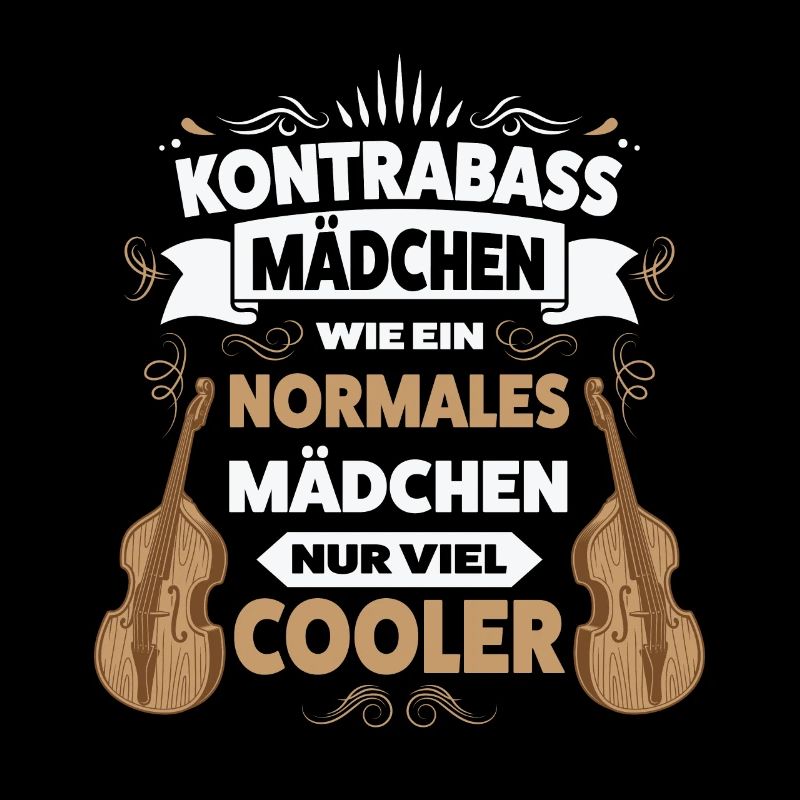 Kontrabass Mädchen Kontrabass Mädchen Geschenk