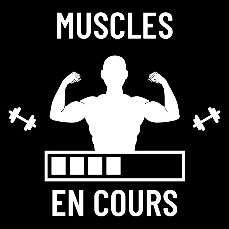 Muscles en cours (blanc)