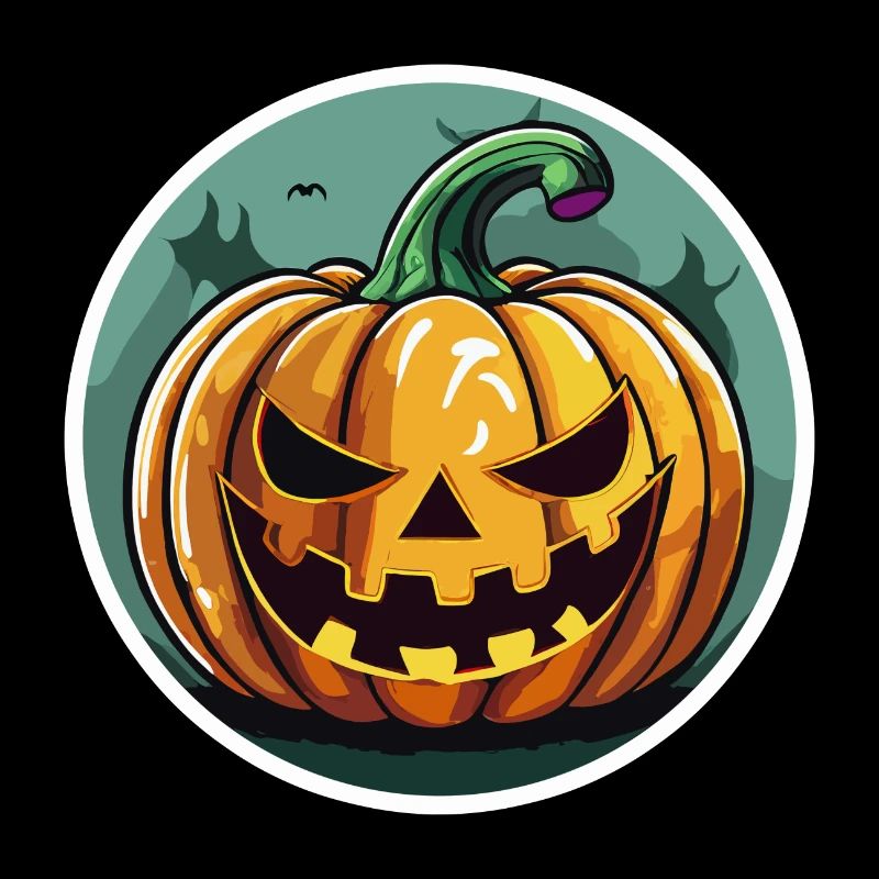 Grinning Jack o' Lantern Pumpkin