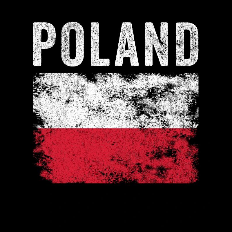 Polnische Flagge Distressed - Polnische Flagge