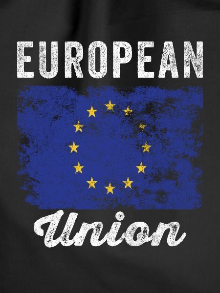 European Union Flag Distressed