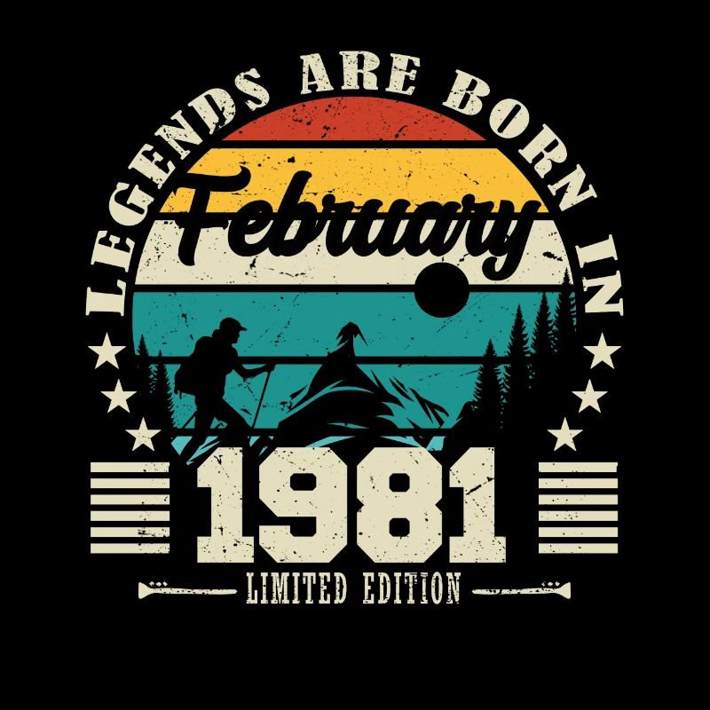 février 1981. Cadeau d'anniversaire février 1981.