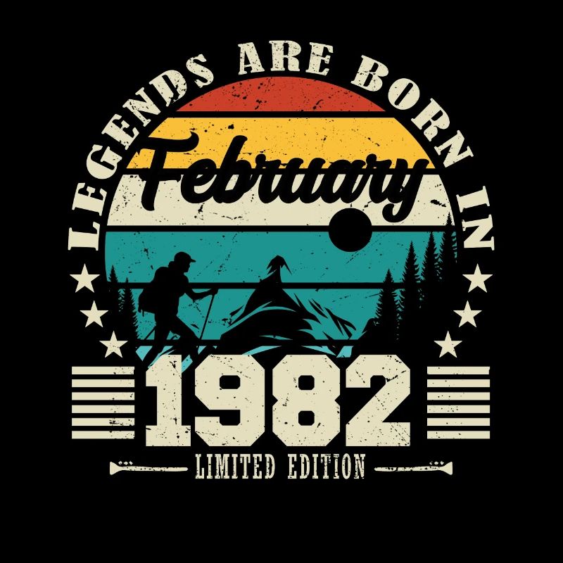 février 1982. Cadeau d'anniversaire février 1982.