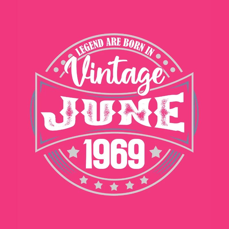 1969 Juni. Geburtstagsgeschenk Juni 1969. Juni