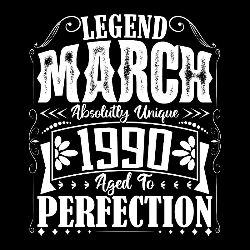 March 1990. March 1990 Birthday Gift. March.