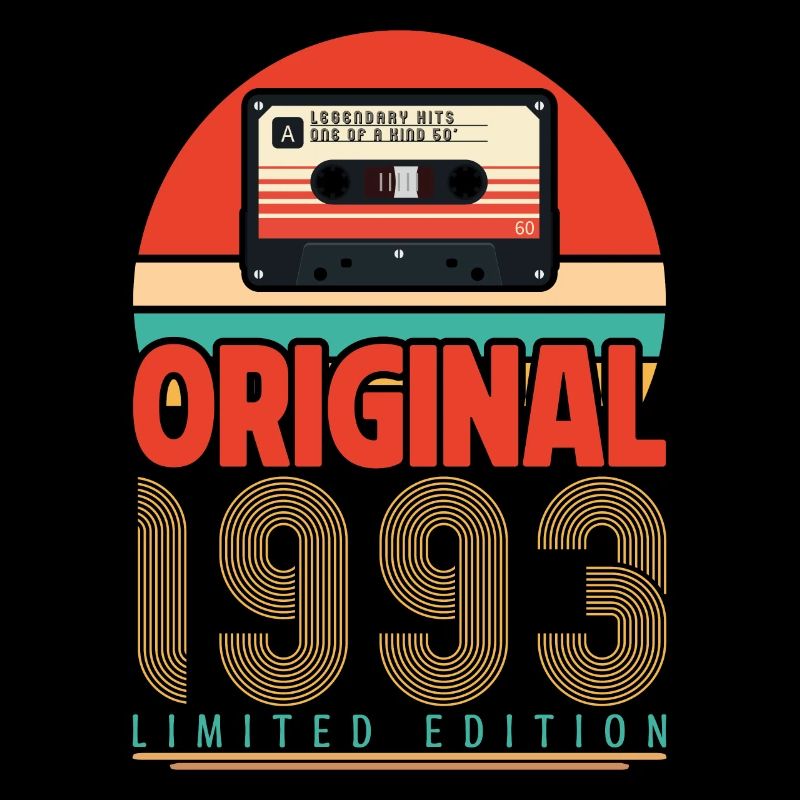 Vintage 1993 Geburtstagsgeschenk. Retro 1993.