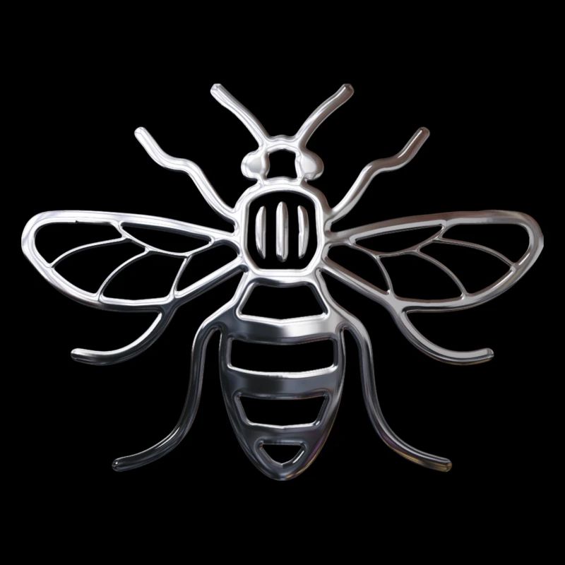 Manchester Bee - Chrome Effect