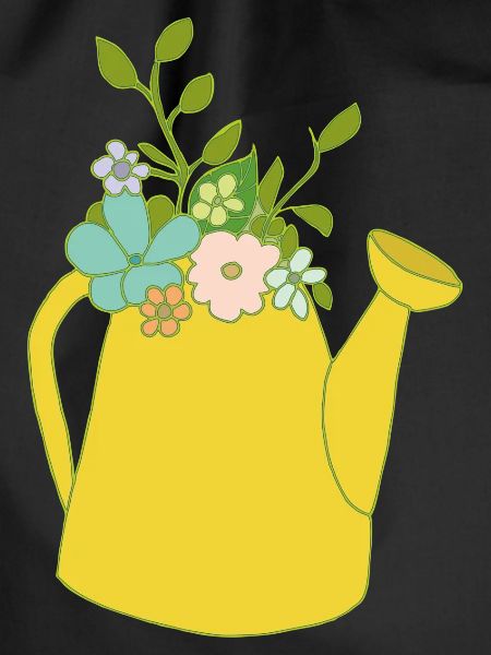 Watering can flowers