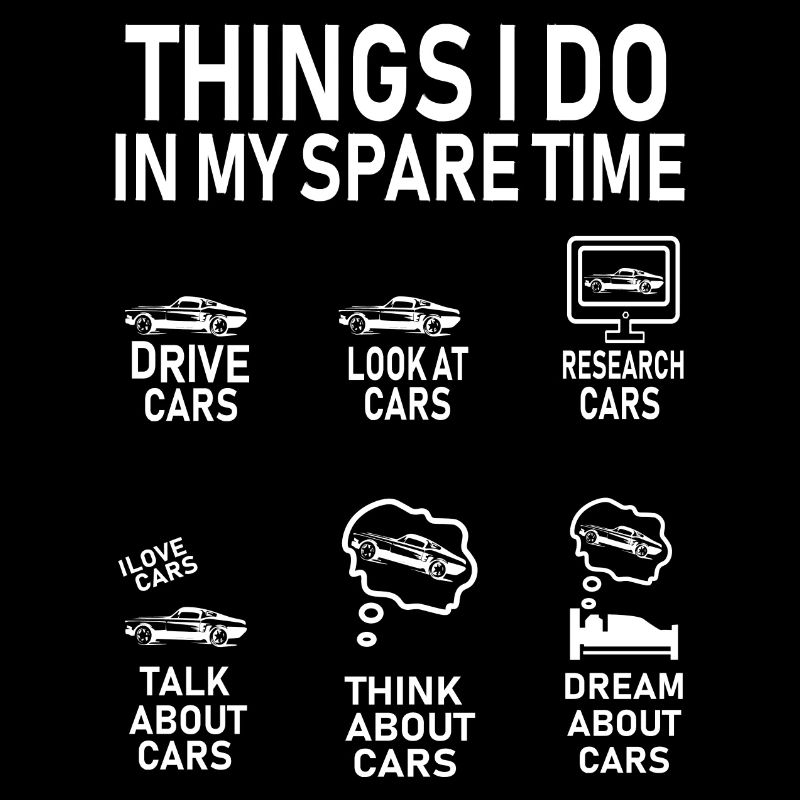 Dinge, die ich in meiner Freizeit mache Auto-Enthusiast