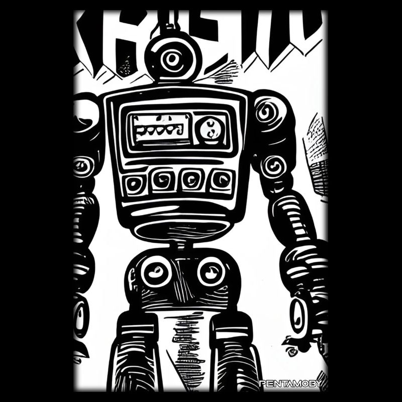 Robot Comic Future Cyborg Machine Technology