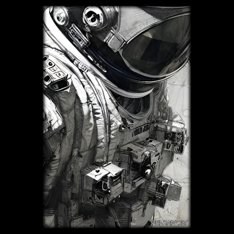 Technologie de science-fiction Astronaut Future