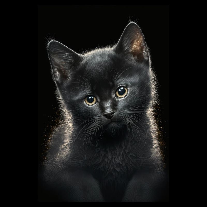Black kitten
