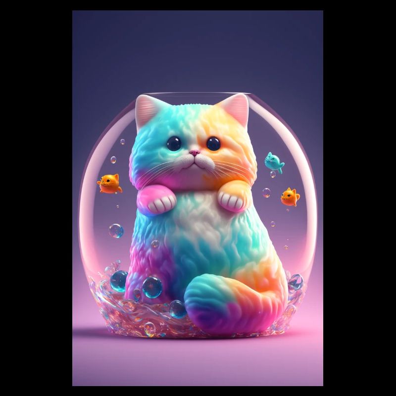 Bunte Katze