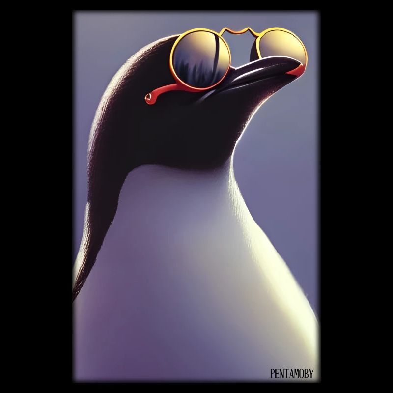 Pingouin Lunettes de soleil Faune Oiseau de mer