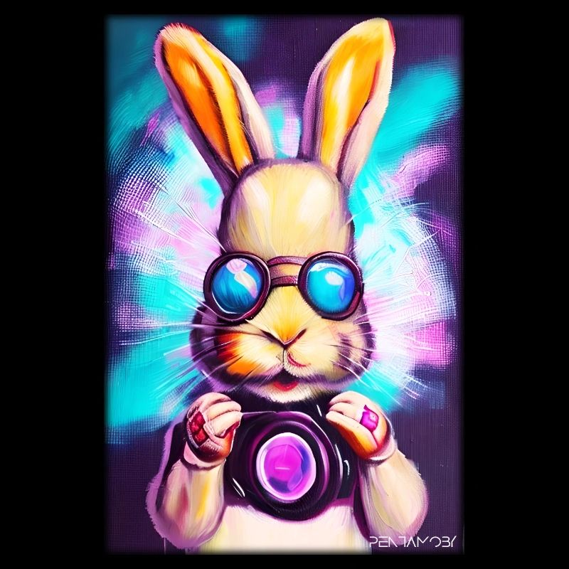 Easter Easter Cyber Future Sci-Fi Animal