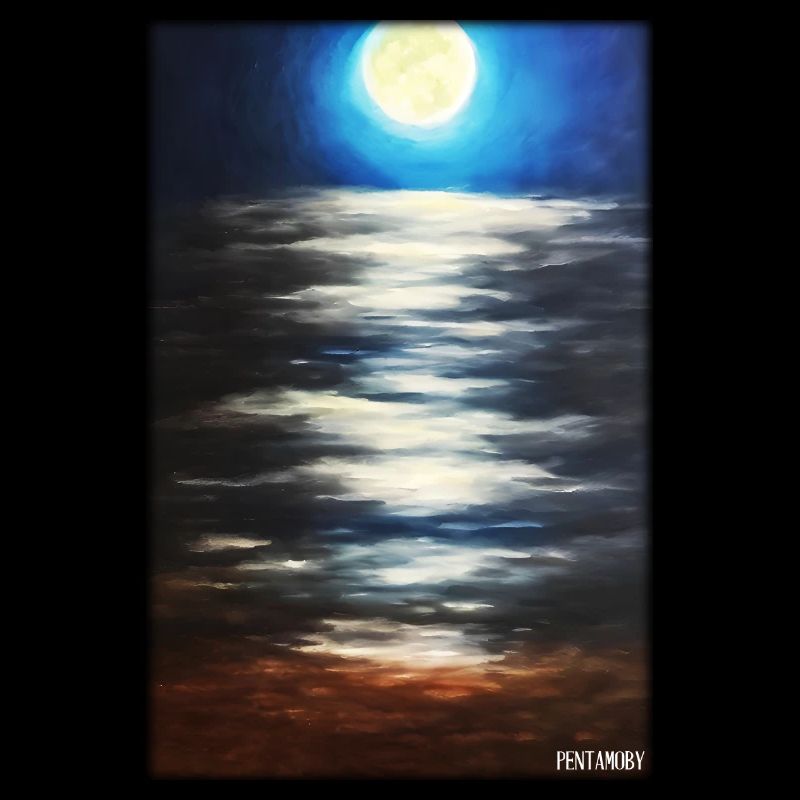 Moon Night Evening Nature Rest Moonlight Full Moon