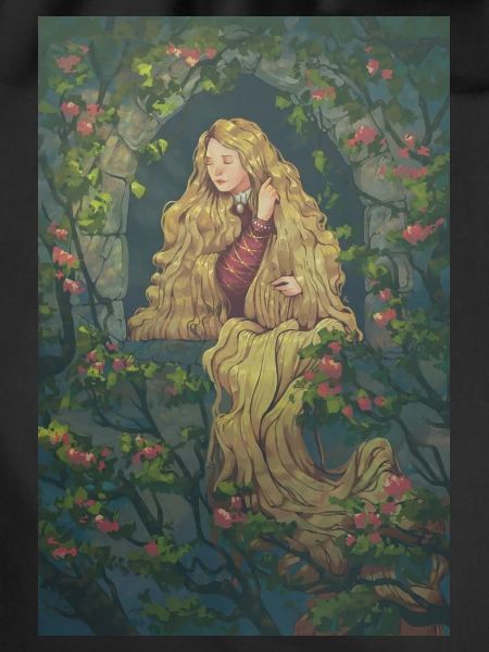 Rapunzel And Red Roses