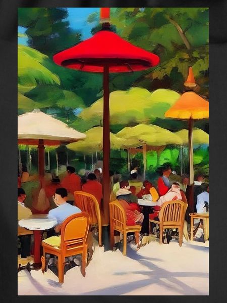 Outdoor Asian Cafe