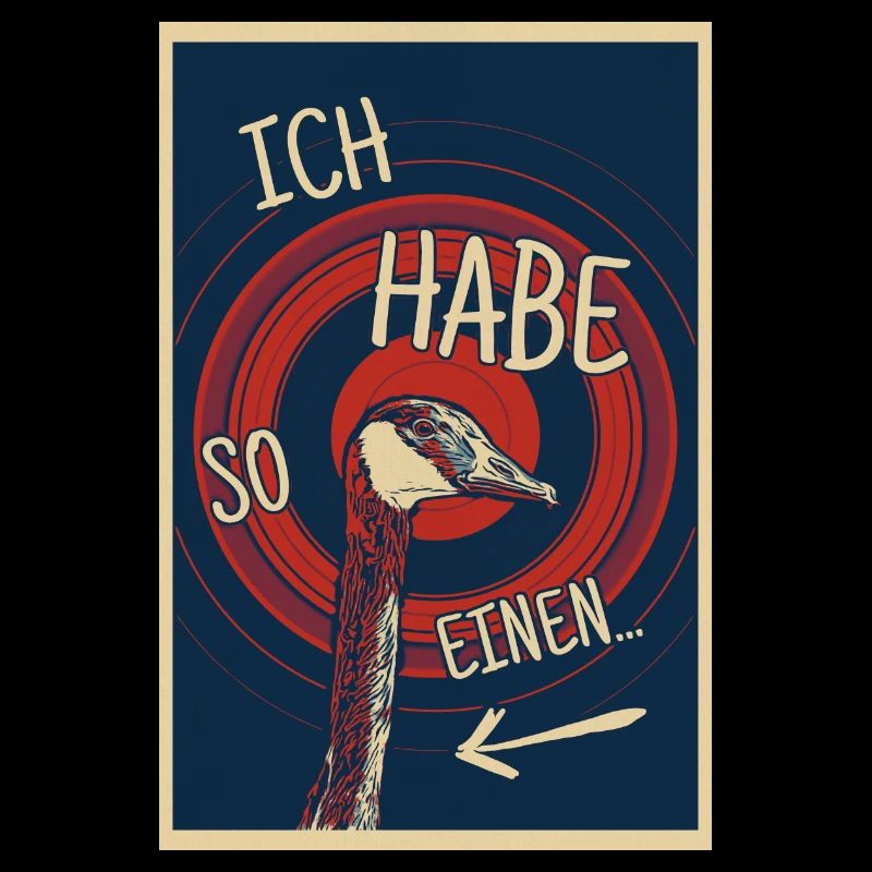 Ich habe so einen Hals - Gänsehals witzig