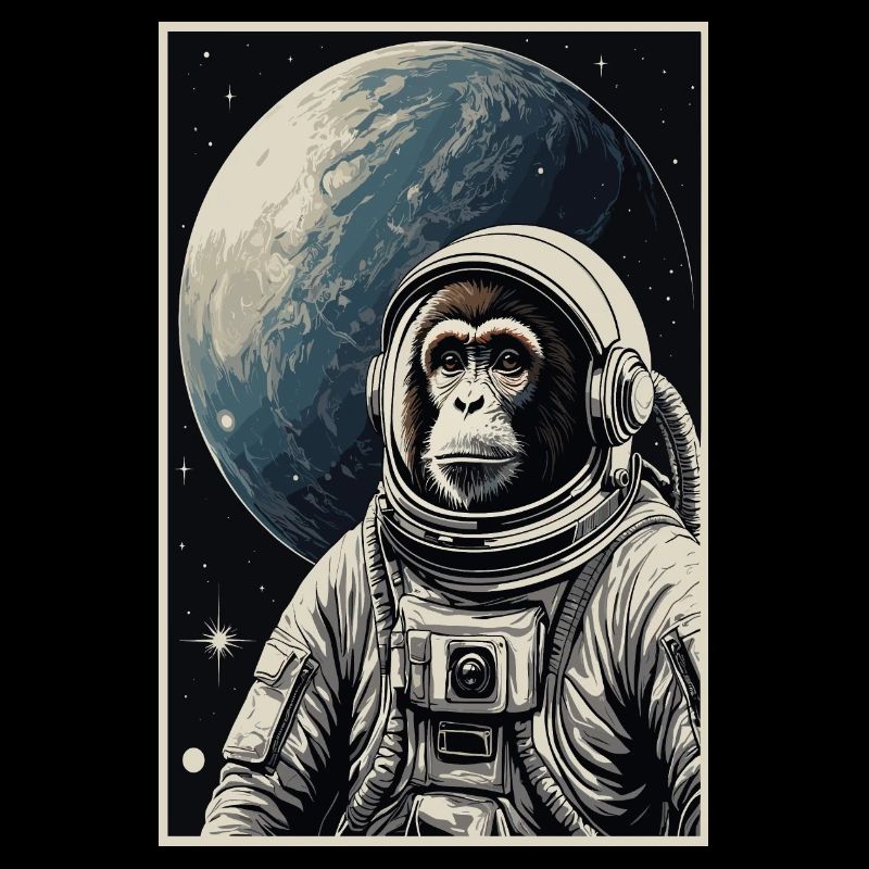Singe astronaute