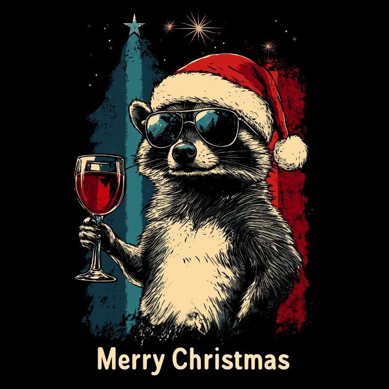 Vin de Noël raton laveur