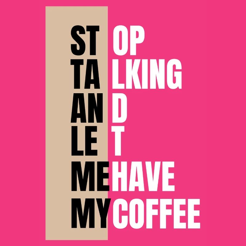 Stop talking – need coffee first