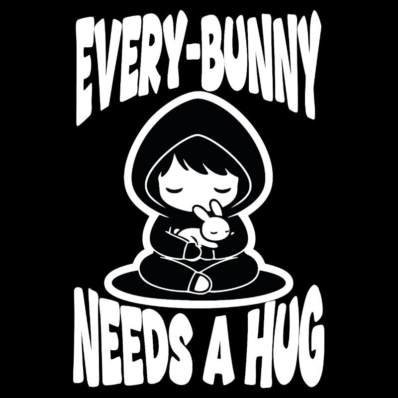 Rabbit Hug Every-Bunny Manga Cute