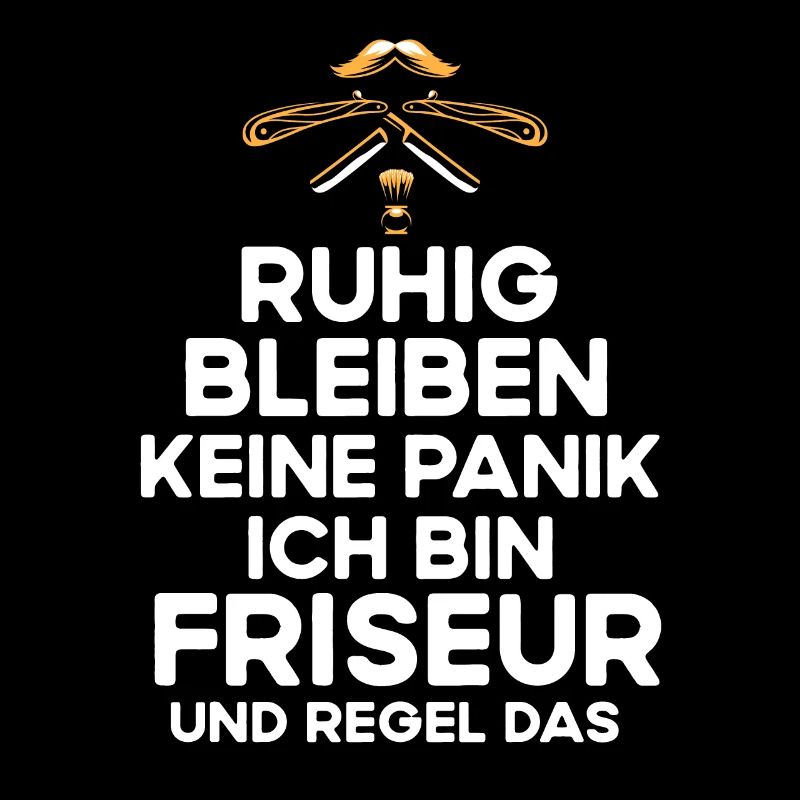 Friseur keep calm Ruhig bleiben