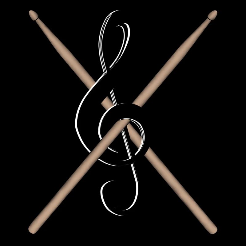 Drumsticks clef