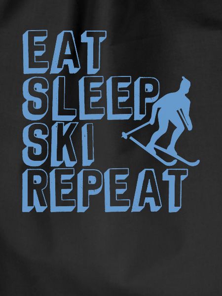 Eat sleep ski repeat