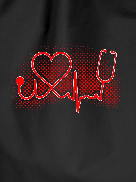 Geriatric nurse with heart