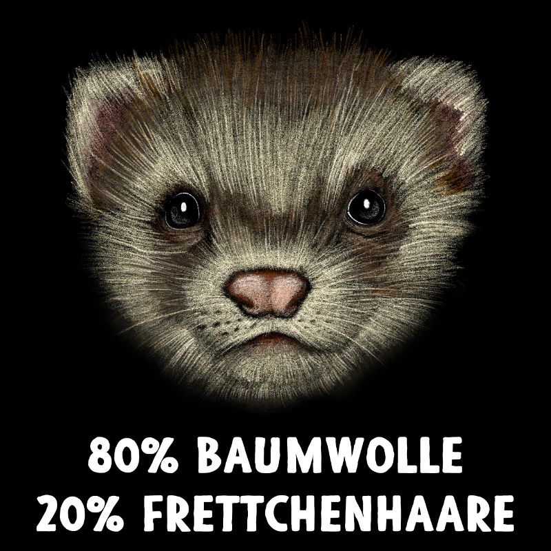 Frettchen 80% Baumwolle 20% Frettchenhaare